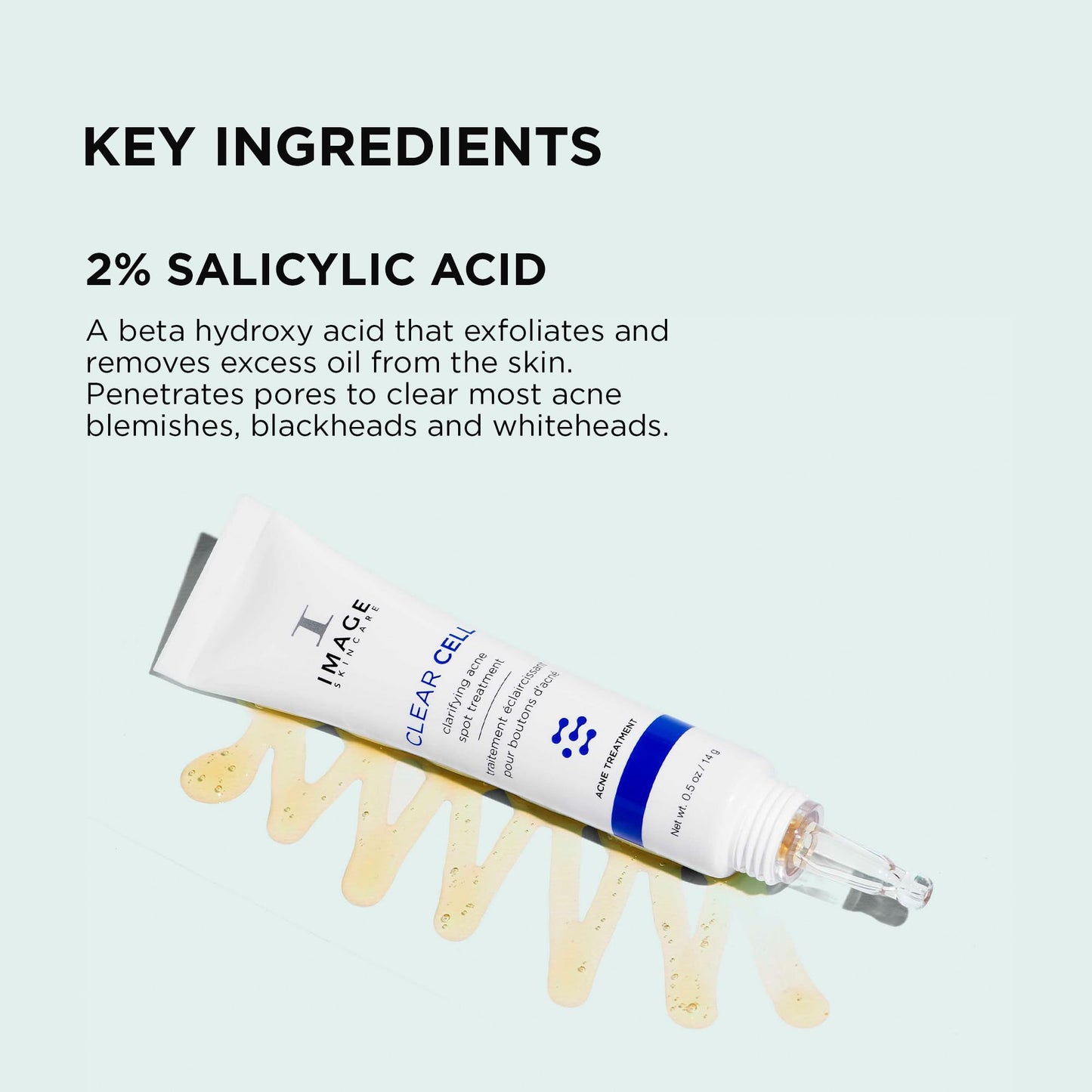 IMAGE Skincare, CLEAR CELL Clarifying Acne Spot Treatment, with Salicylic Acid, Targets Existing Acne Blemishes while Preventing New Blemishes from