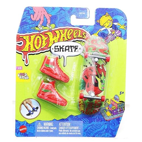 Hot Wheels Skate Food Style 1/5 Berry Cool Skate FingerBoard Kids Toys - HVJ80 | Ages 5+