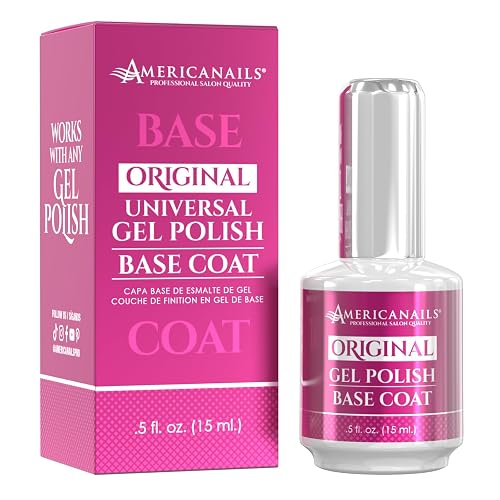 Americanails B1 Gel Polish Base Coat - Original Dual Cure Formula for Maximum Adhesion, Long Lasting, Soak Off UV LED Fast Drying Nail Gel Foundation Beauty & Personal Care AMERICANAILS .COM