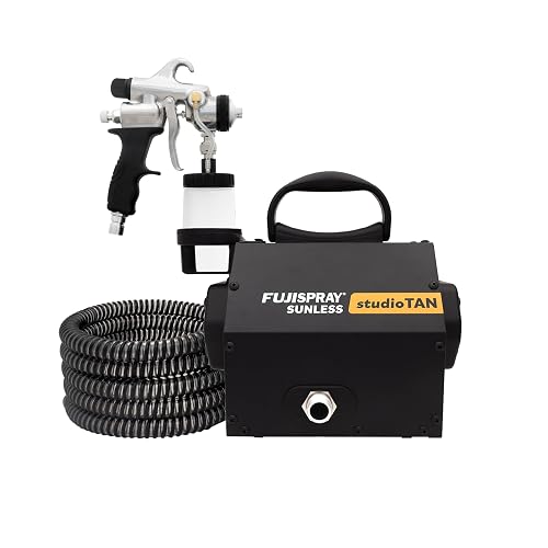 Fuji Spray Sunless 2100 studioTAN HVLP Spray Tan System with TAN7350 Bottom Feed Applicator