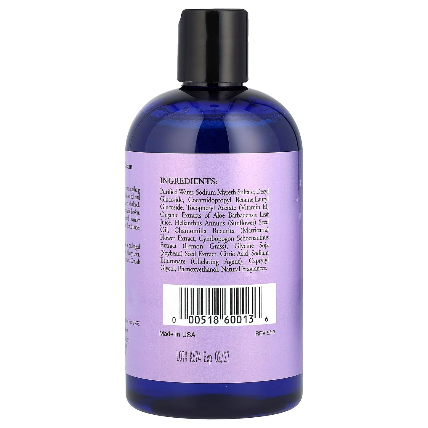 Rainbow Research Organic Sweet Dreams Herbal Bubble Bath for Kids - 12 Oz Beauty & Personal Care Rainbow Research