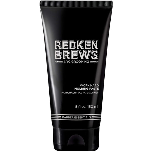 Redken Brews Molding Paste For Men For all Hair Types - High Hold & Maximum Control, Natural and Matte Finish, Sulfate-Free, 5 Fl Oz Beauty and Personal Care Redken Brews Default Title