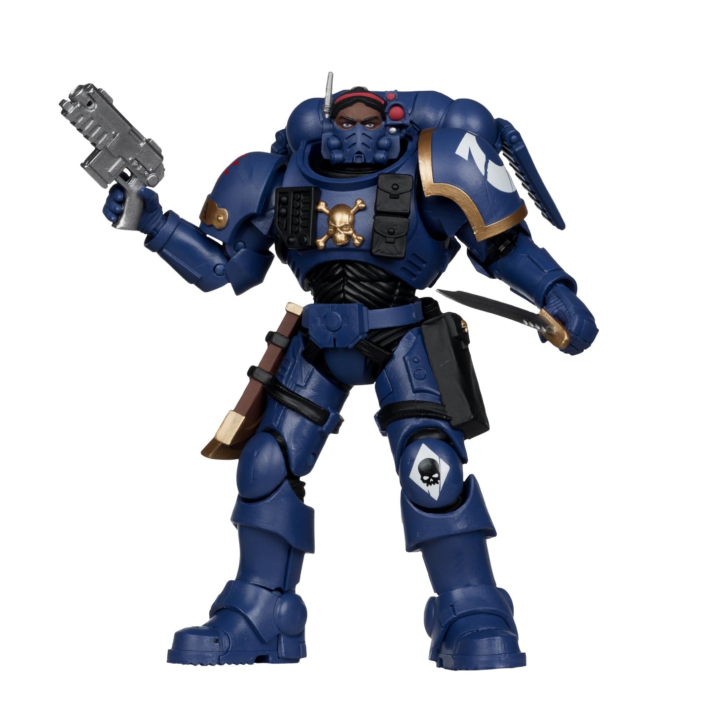 McFarlane Toys- Warhammer 40,000 Lieutenant in Phobos Armour (Ultramarines) 7in Figure