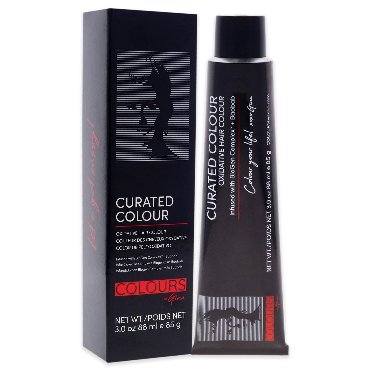 Colours By Gina Curated Colour - 6.6-6R Dark Reddish Blonde by Colours By Gina for Unisex - 3 oz Hair Color