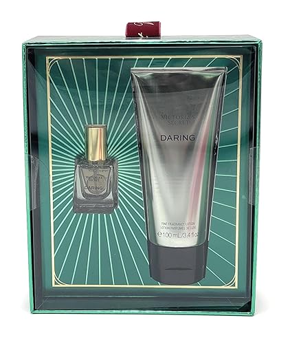 Victoria's Secret Daring 2-Piece Gift Set Mini Eau De Parfum .25 fl oz & Fragrance Lotion 3.4 fl oz