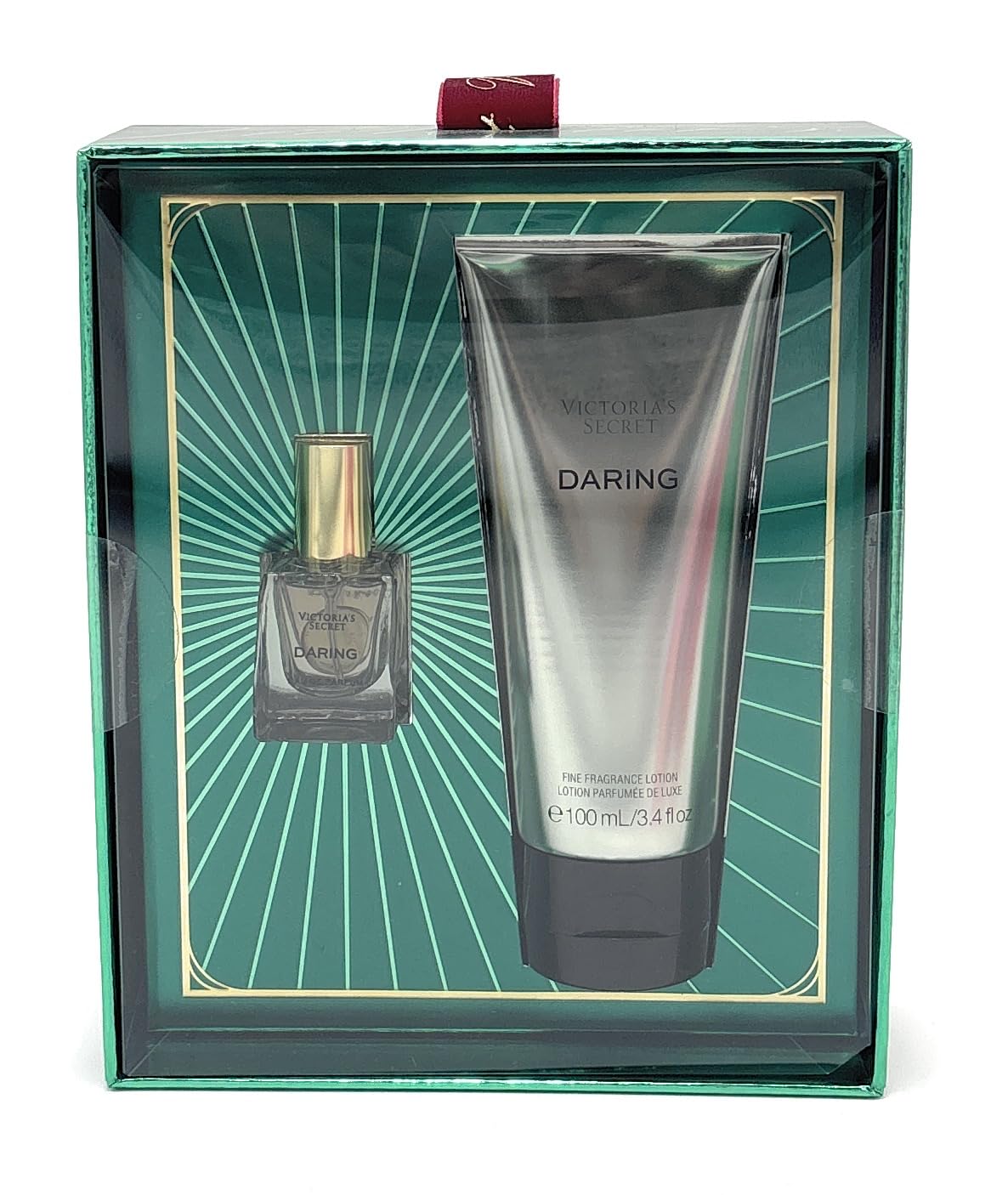 Victoria's Secret Daring 2-Piece Gift Set Mini Eau De Parfum .25 fl oz & Fragrance Lotion 3.4 fl oz