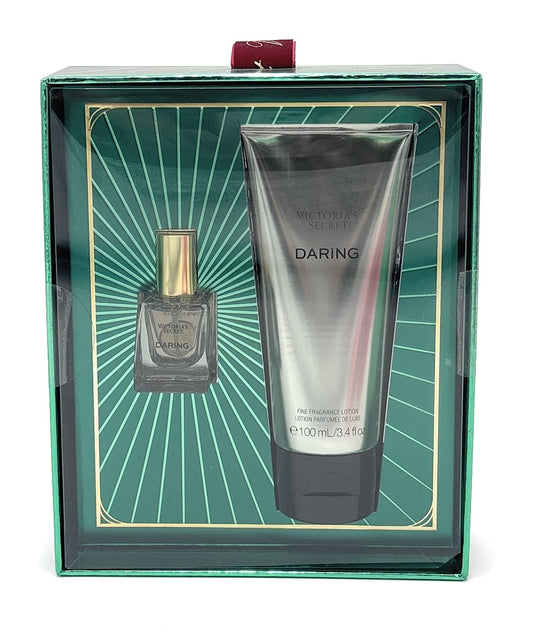 Victoria's Secret Daring 2-Piece Gift Set Mini Eau De Parfum .25 fl oz & Fragrance Lotion 3.4 fl oz
