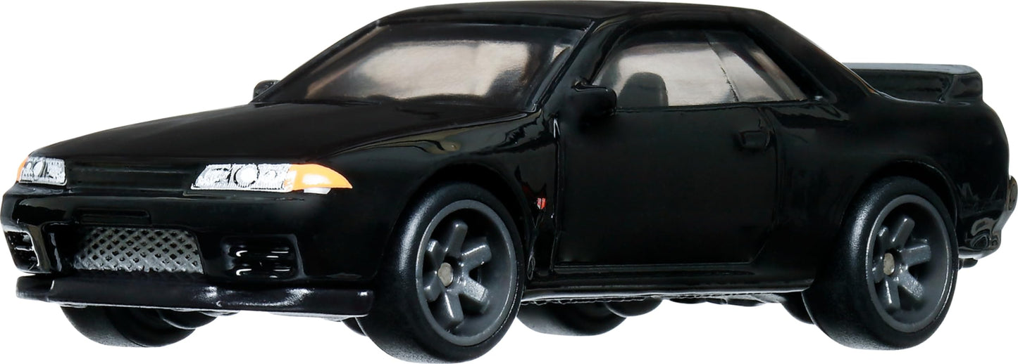 Hot Wheels Cars, Premium Fast & Furious 1:64 Scale Die-Cast Nissan Skyline GT-R for Collectors Inspired by Fast Movie Franchise