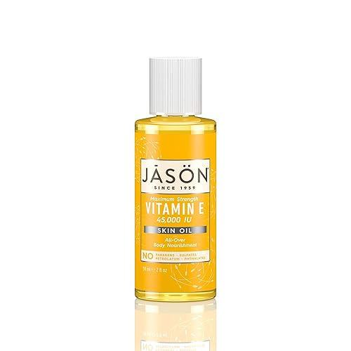 JASON Vitamin E 45,000 IU Skin Oil, Maximum Strength, 2 Ounce Bottle