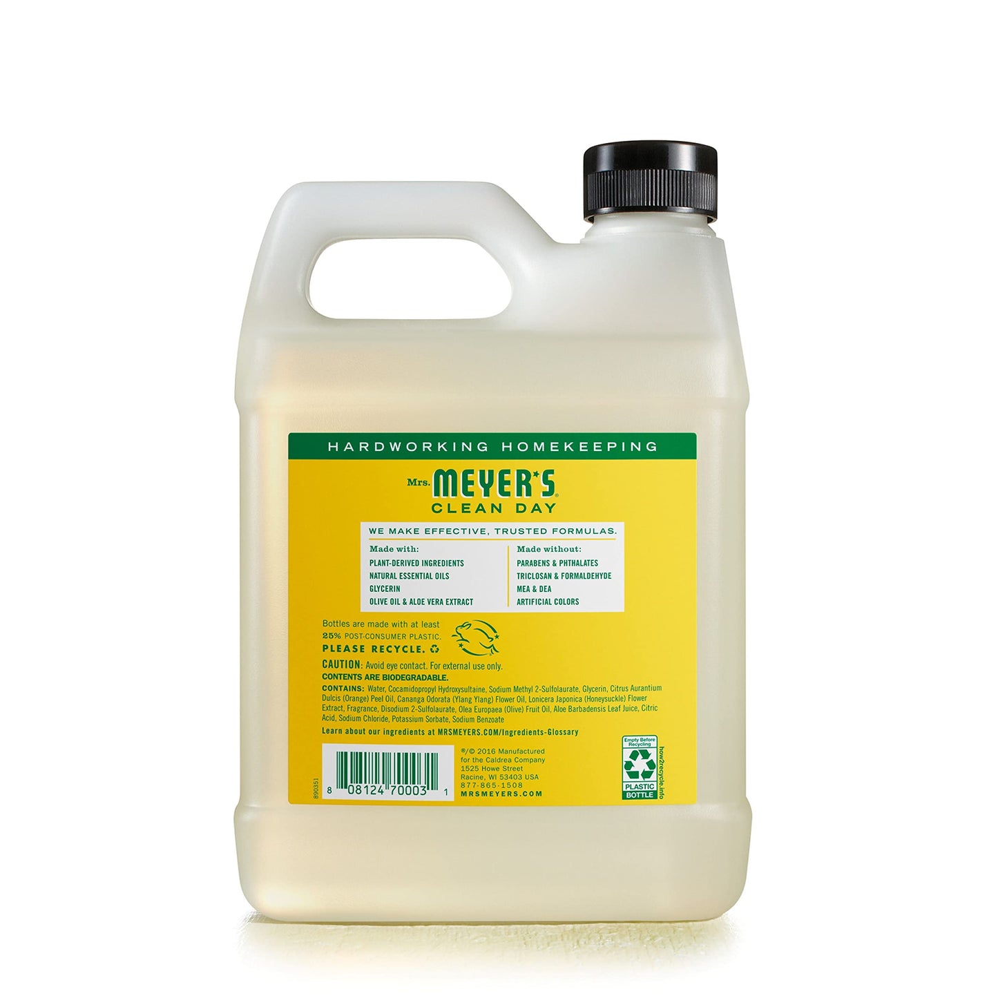 Mrs. Meyer's Clean Day Liquid Hand Soap Refill, Honeysuckle, 33 Oz