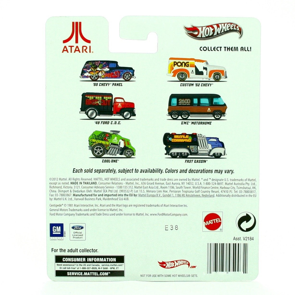 Hot Wheels Nostalgia 1/64- Atari Centipede