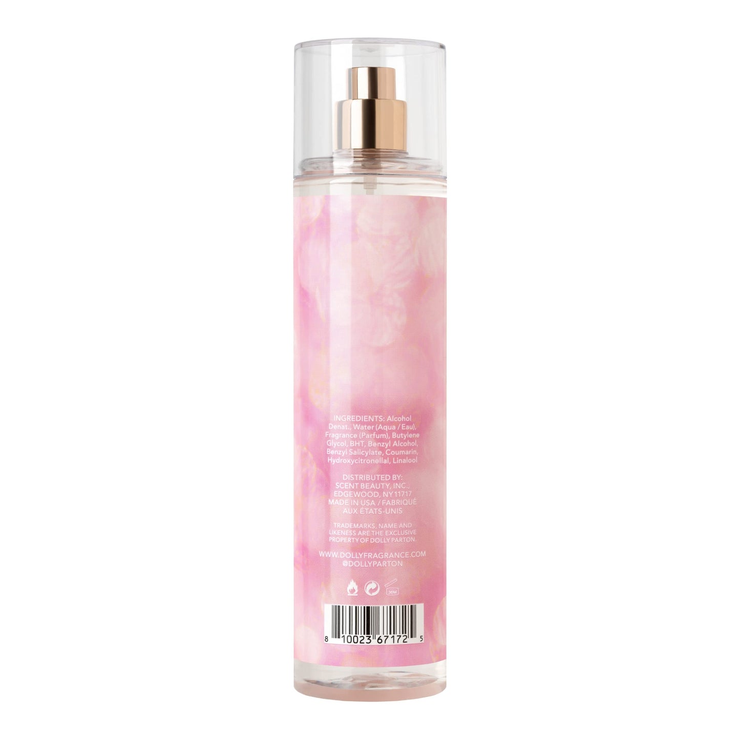Dolly Parton Tennessee Sunset Body Mist by Scent Beauty - Perfume for Women - Fruity, Floral and Feminine Fragrance with Notes of Honeysuckle, Vanilla