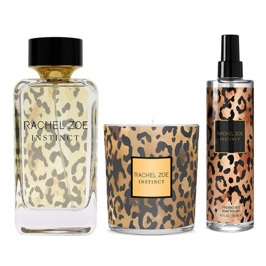 Rachel Zoe Instinct Gift Set - Gift Set For Women - Eau De Parfum Perfume, Soy Wax Jar Candle, And Body Spray For Women - Fragrance Gift Set - 3 pc Beauty & Personal Care Rachel Zoe