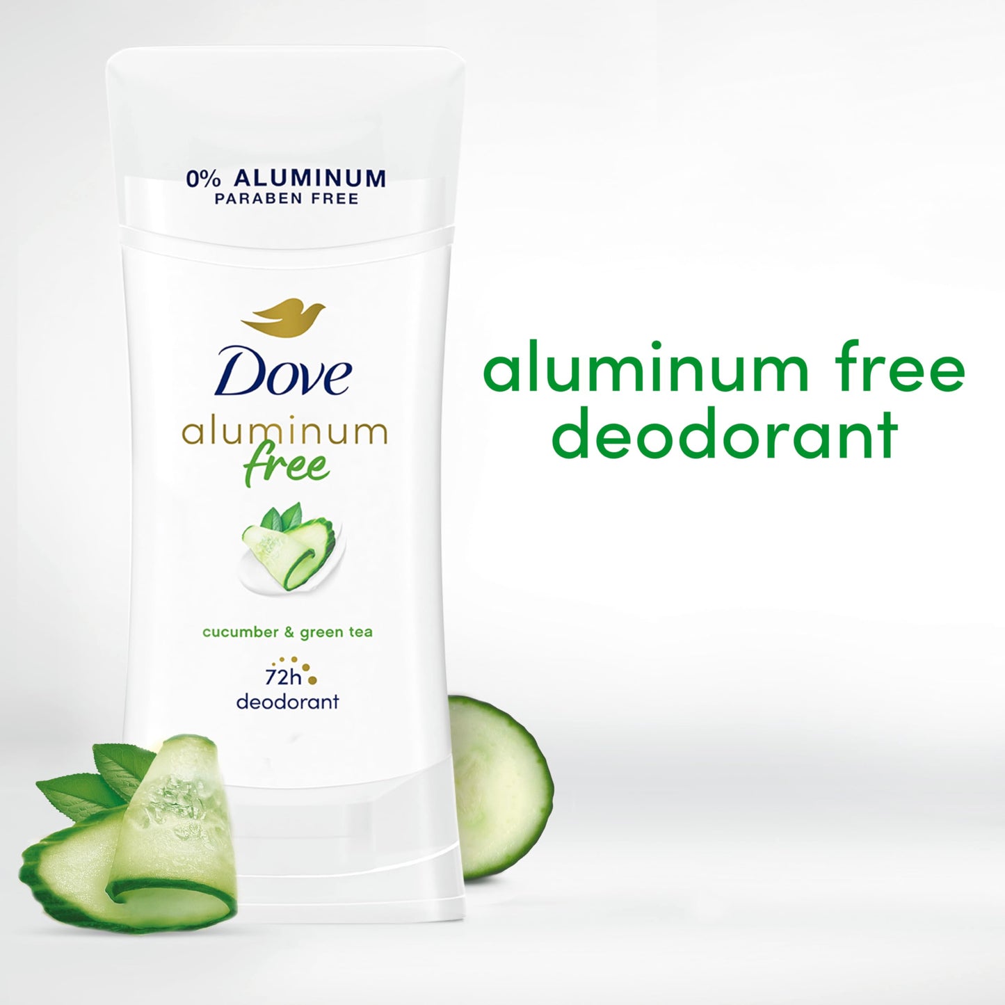 Dove Deodorant for Women 2 Count Cucumber & Green Tea Moisturizers Aluminum Free Deodorant with 24-hour Odor Protection 2.6 oz Beauty and Personal Care Dove