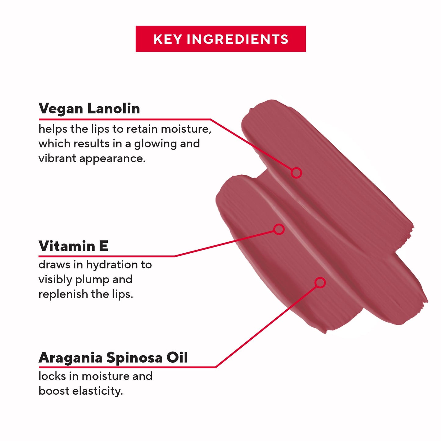 Mirabella - Sealed with a Kiss Full-Coverage Moisturizing Lipstick, Richly Pigmented, Creamy Lip Makeup, Hydrating Mineral-Based Lip Color with