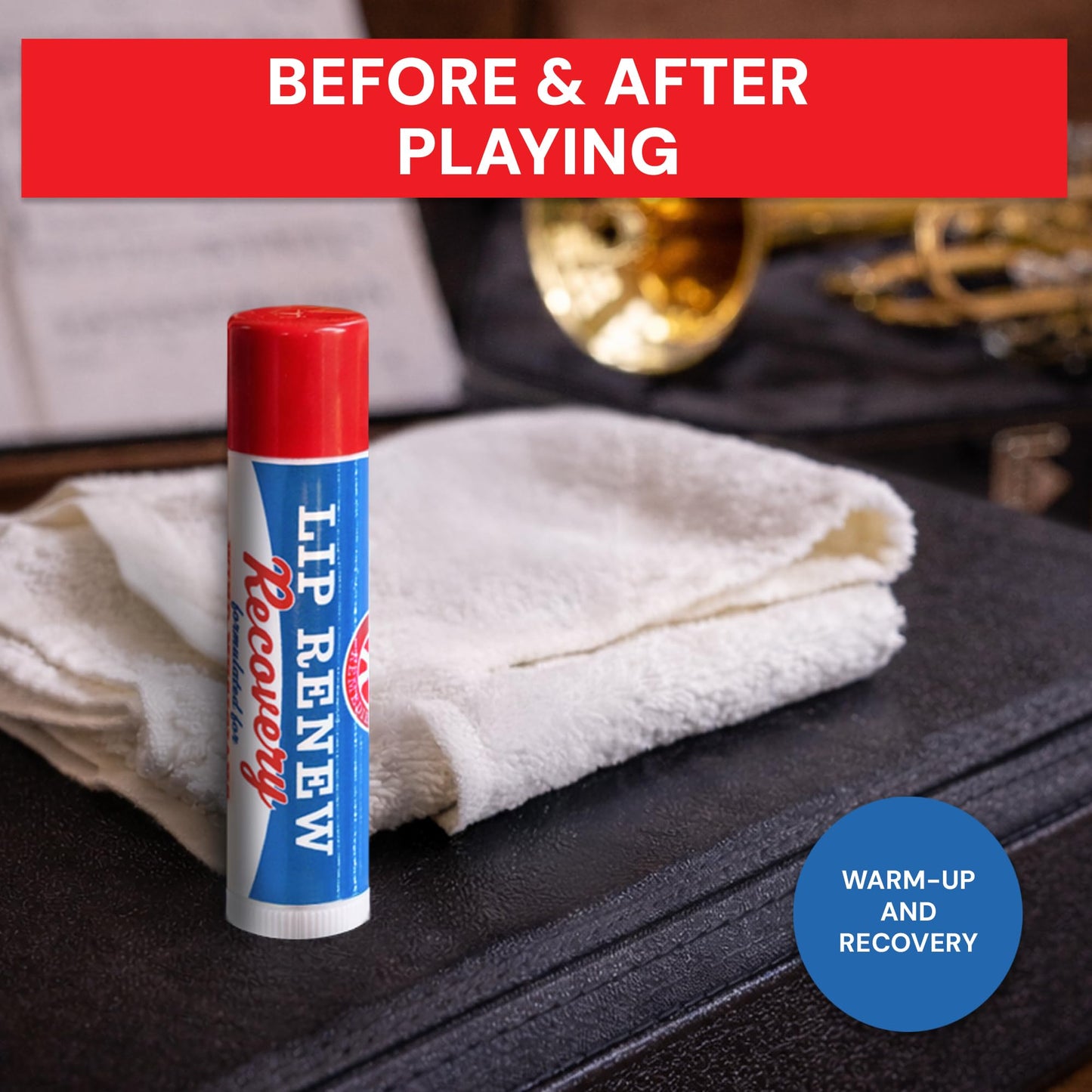 Lip Renew Recovery Stick for Wind Musicians