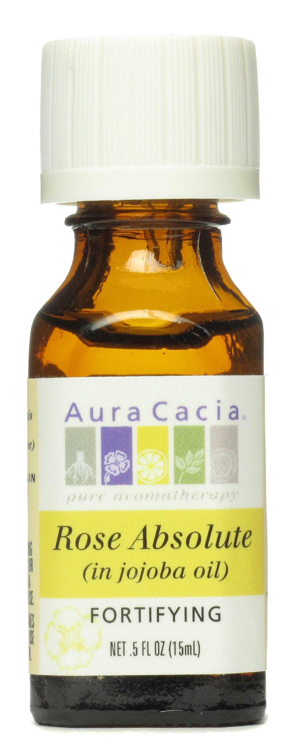 Aura Cacia Prec Ess Rose Abs Jojoba .5 Fz12