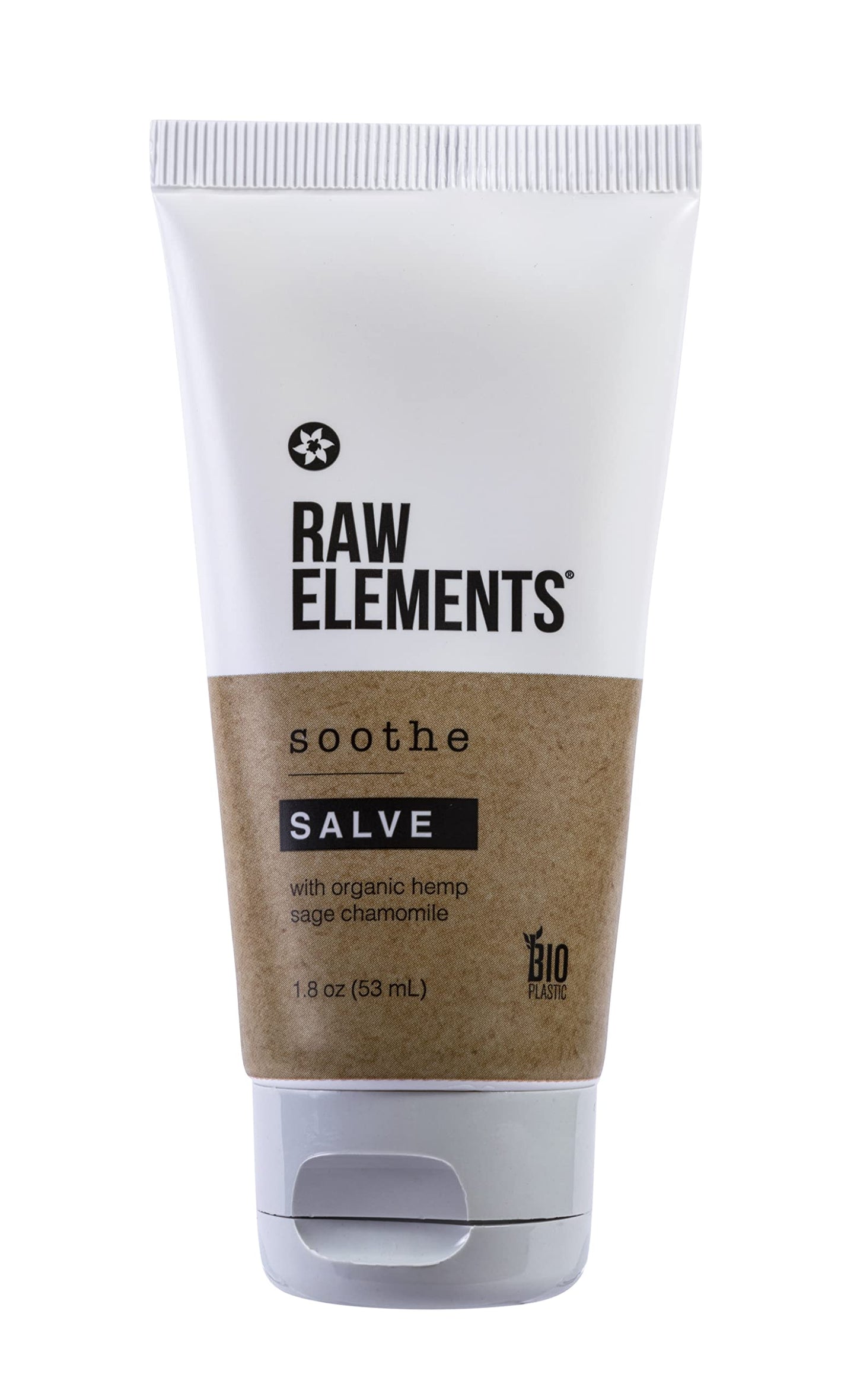 Raw Elements All Season Face + Body Skin Salve - Heal and Rejuvenate with Shea Butter, Hemp, and Chamomile in Bio-Resin Travel Size Body Lotion, 1.8