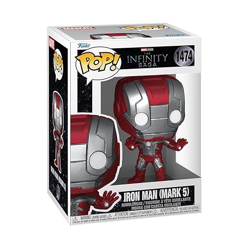 Funko Pop Marvel: Infinity Saga - Iron Man - (Mark 5) - Collectable Vinyl Figure - Gift Idea - Official Merchandise - Toys for Kids & Adults…