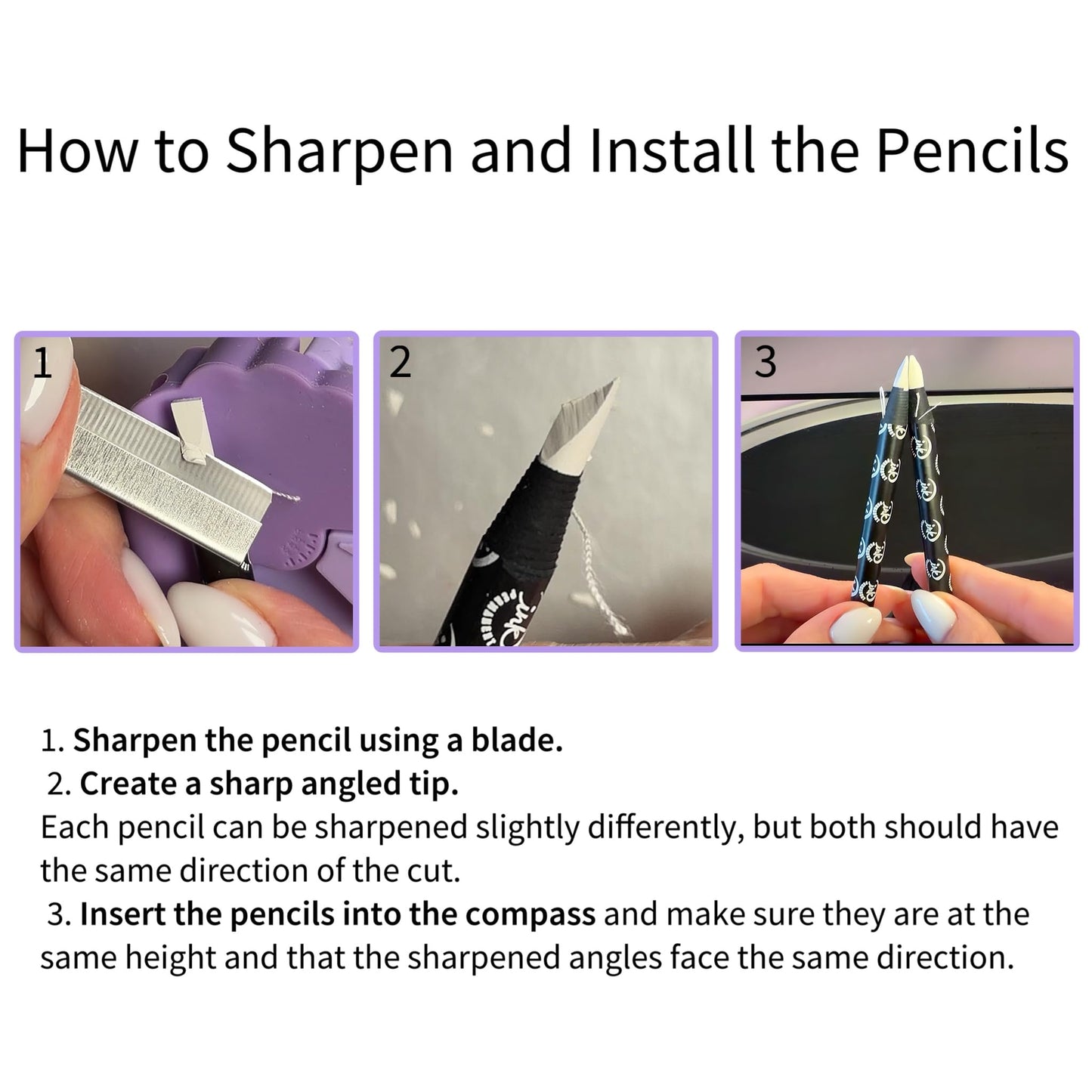 Ink Permanent Brow Helper Eyebrow Mapping Kit - Adjustable Brow Mapping Tool with 2 Eyebrow Pencils for PMU, Microblading & Brow Design…