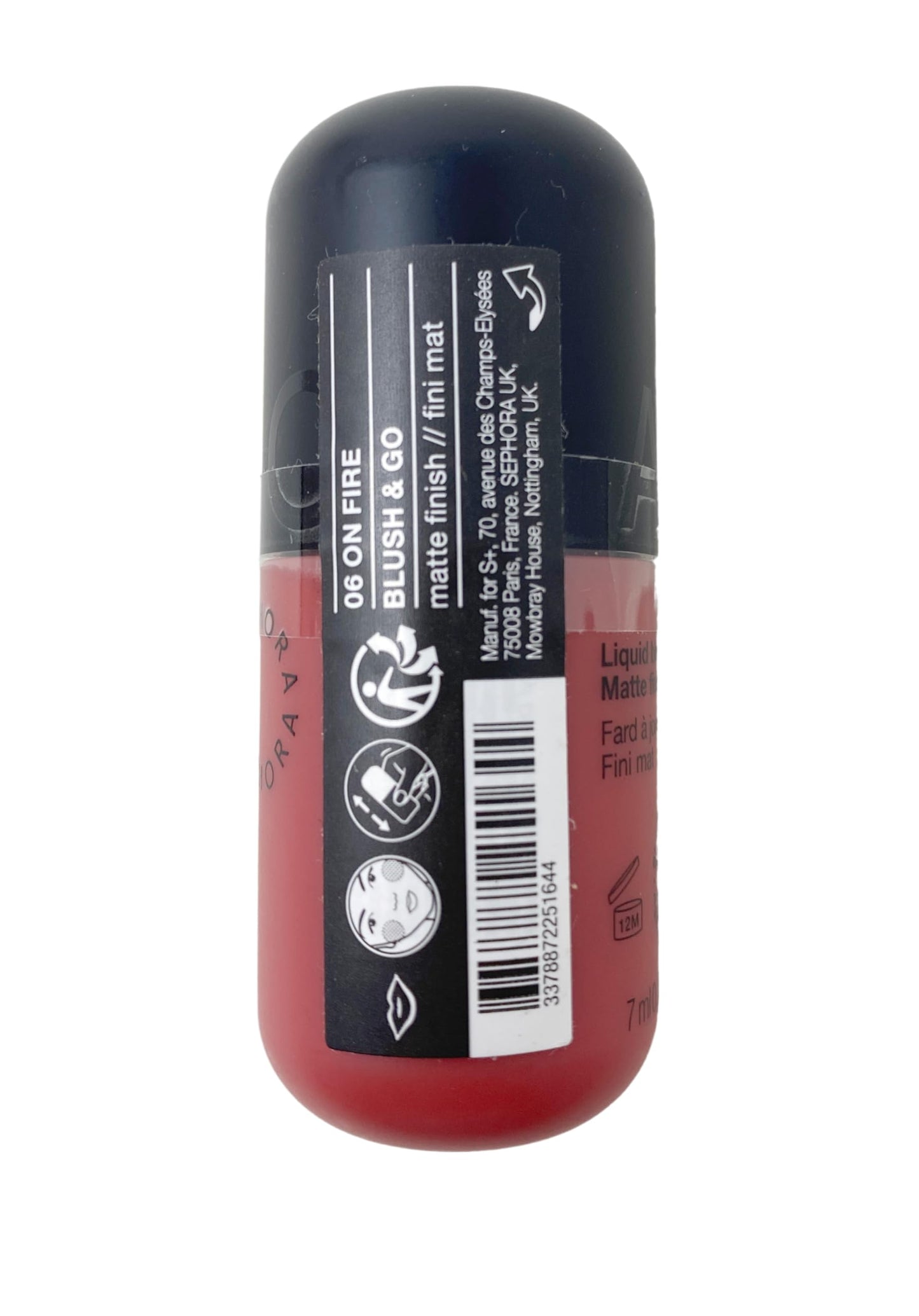 SEPHORA COLLECTION Blush & Go For Lip and Cheek - 06 ON FIRE (7 ml/.23 Fl Oz)
