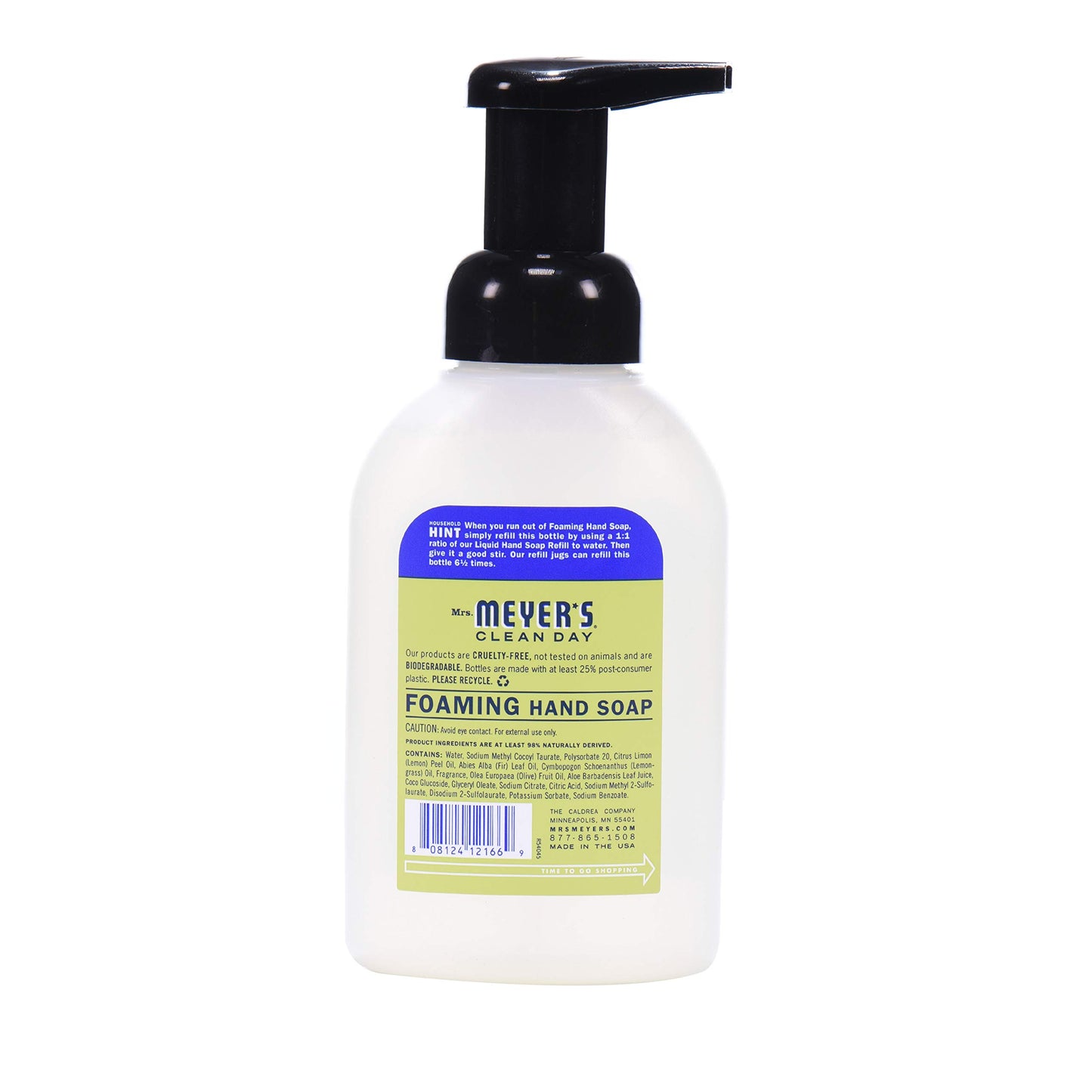 Mrs. MEYER'S CLEAN DAY Foaming Hand Soap, Lemon Verbena Scent, 10 Fl oz (Pack of 2)