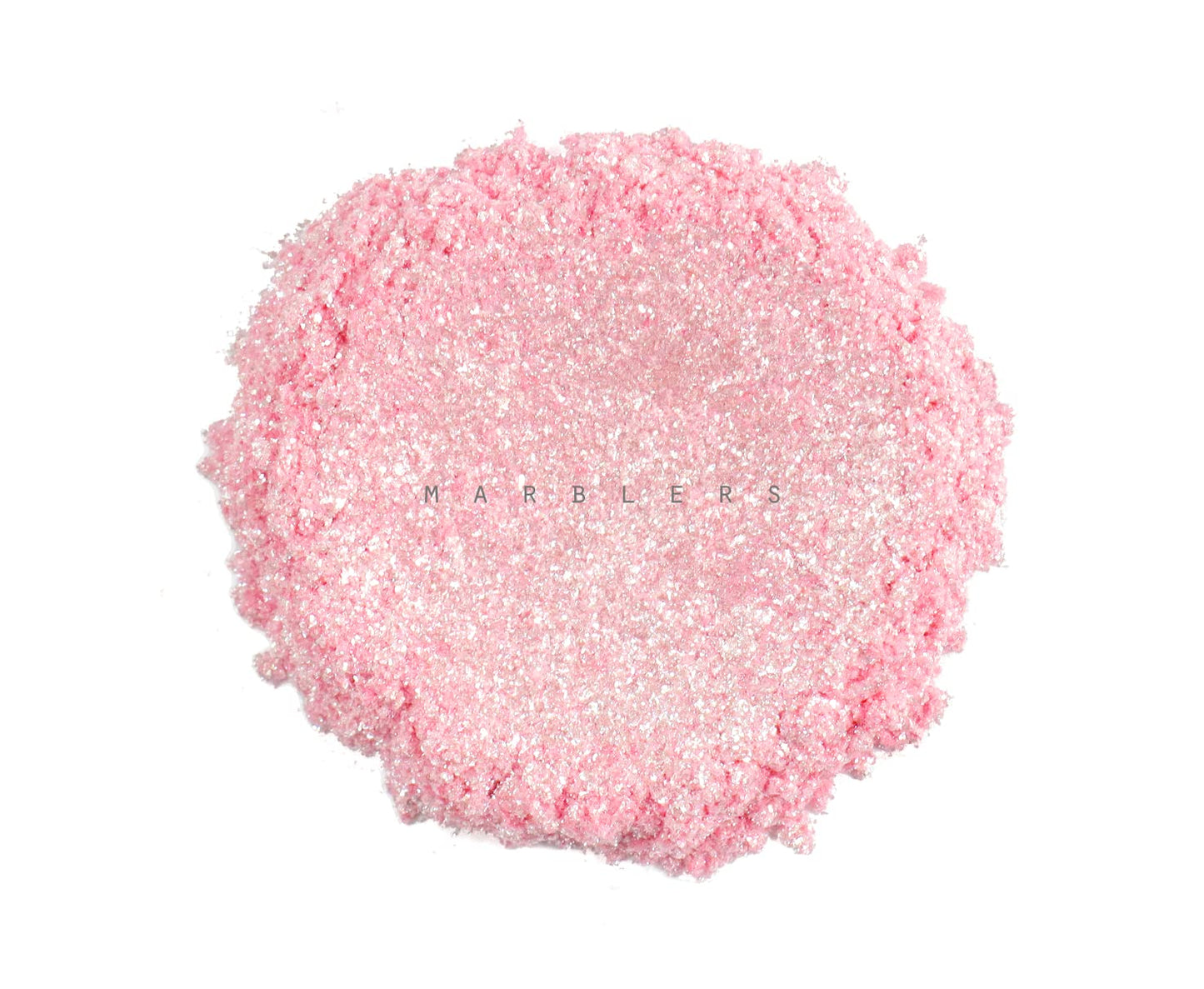 MARBLERS Chunky Natural Mica Powder [Peony Pearl] 0.11oz (3g) | Highly Pigmented | Non-Toxic, Vegan, Cruelty-Free | Eyeshadow, Body Butter, Nail
