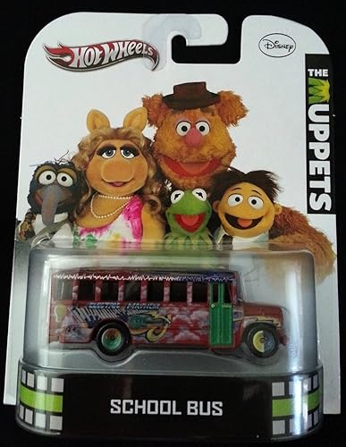 Hot Wheels 2013 Disney The Muppets School Bus " Electric Mayhem" X8916
