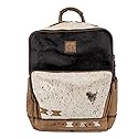 STS Women's Roswell Faye Durable Leather Backpack w/3 Zip Compartments, Cowhide/Veg Tan, 13" W x 15.5" H x 6" D