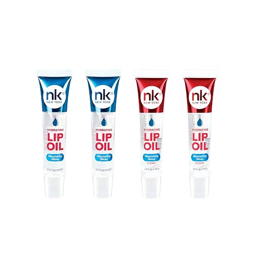 Nicka K Hydrating Lip Oil Nourishing Glass (GLOSS2PK-CHERRY2PK)