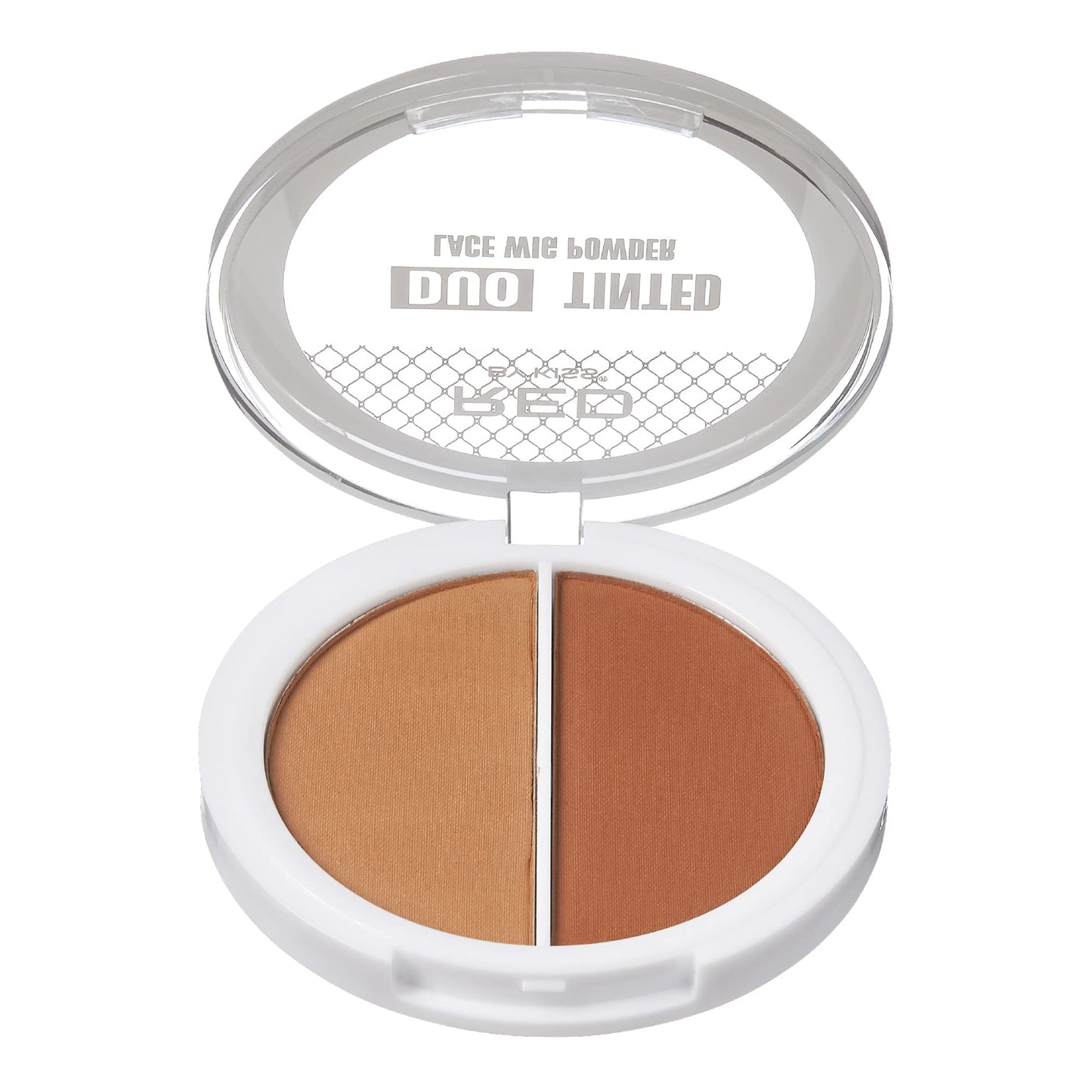 RED by Kiss Lace Wig Brush Tinted Powder Set - Matte Finish, Oil Control, Lightweight, Long-lasting, Mix & Match Shade Duo