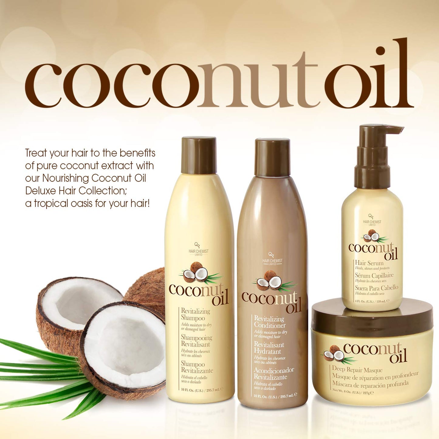 Hair Chemist Coconut Oil Serum 4 oz.