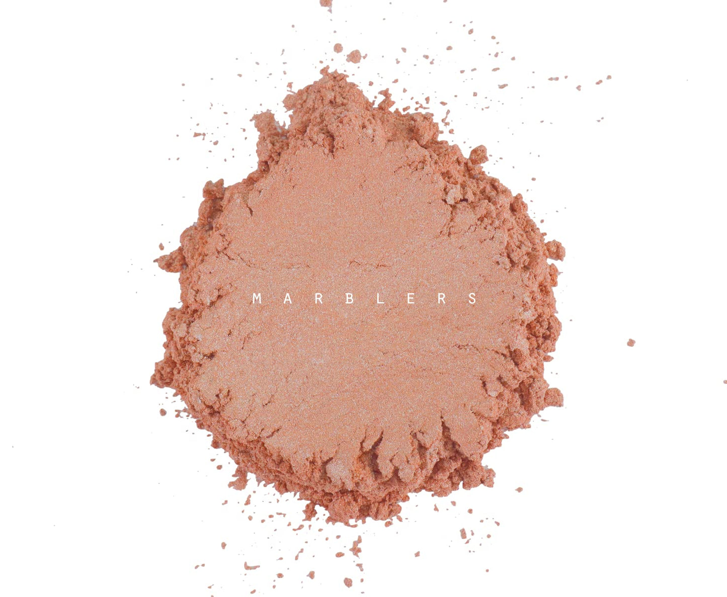 MARBLERS Fine Natural Mica Powder [Eggshell Clay] 0.11oz (3g) | Highly Pigmented | Non-Toxic, Vegan, Cruelty-Free | Eyeshadow, Body Butter, Nail
