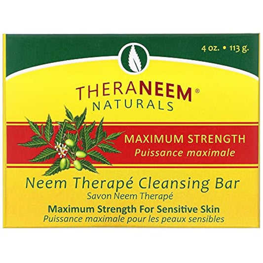 Maximum Strength Neem Oil Soap Organix South 4 oz Bar Soap