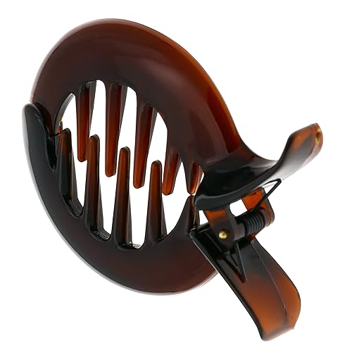 Camila Paris CP1362 French Hair Clip for Women, Girls Round Fish Hair Claw Clips Ponytail Holder Fashion Durable and Styling Hair Accessories