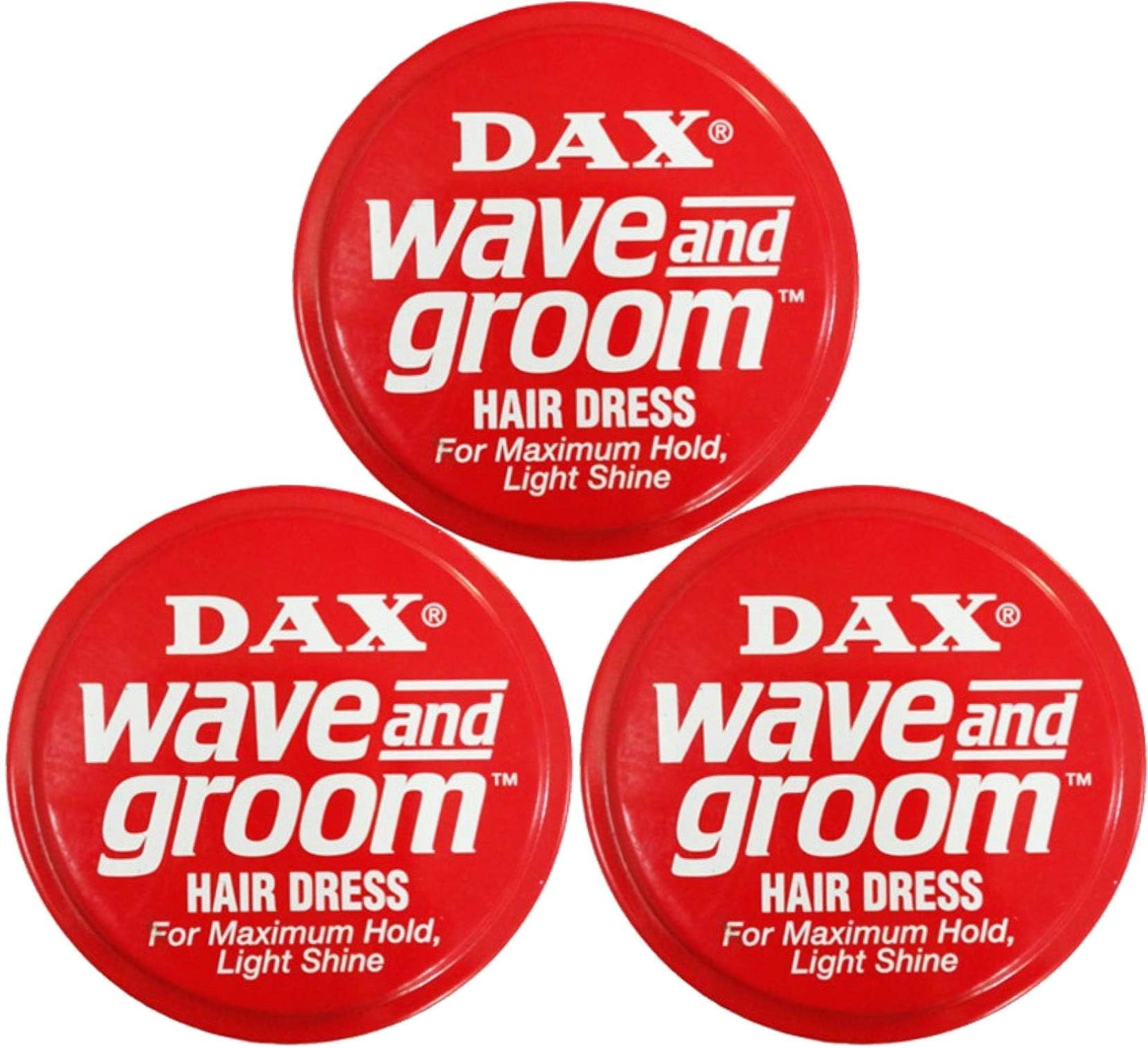 Dax Wave and Groom Hair Dress, 3.5 Ounce (Pack of 3)