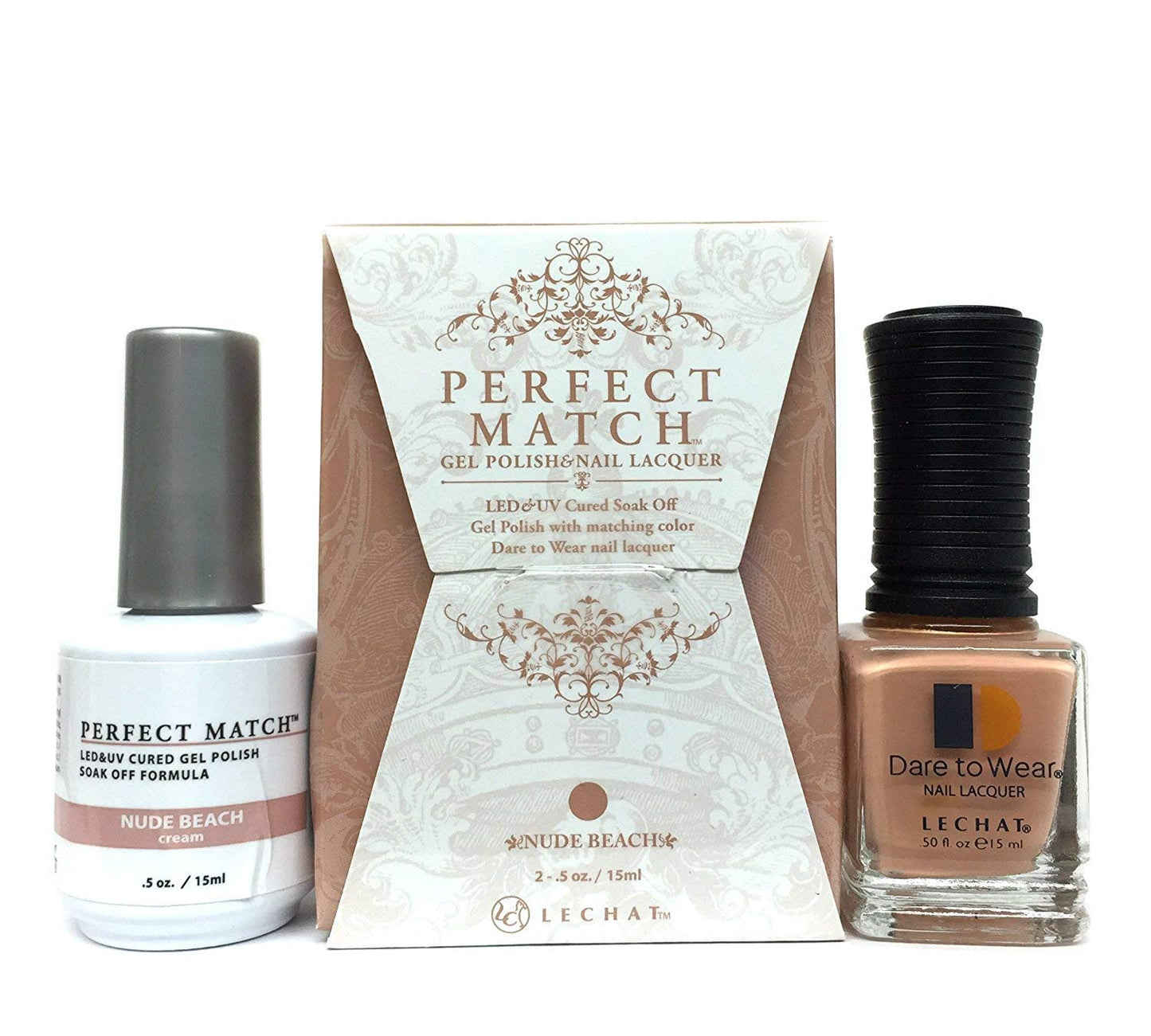 LeChat Perfect Match Gel Polish, Nude Beach, 0.5 Ounce (PMS177) Beauty & Personal Care LECHAT