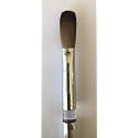 Silver Handle CRIMPED 100% Kolinsky Acrylic Nail Brush (Crimped 22) Beauty & Personal Care Silver Handle Nail Brush