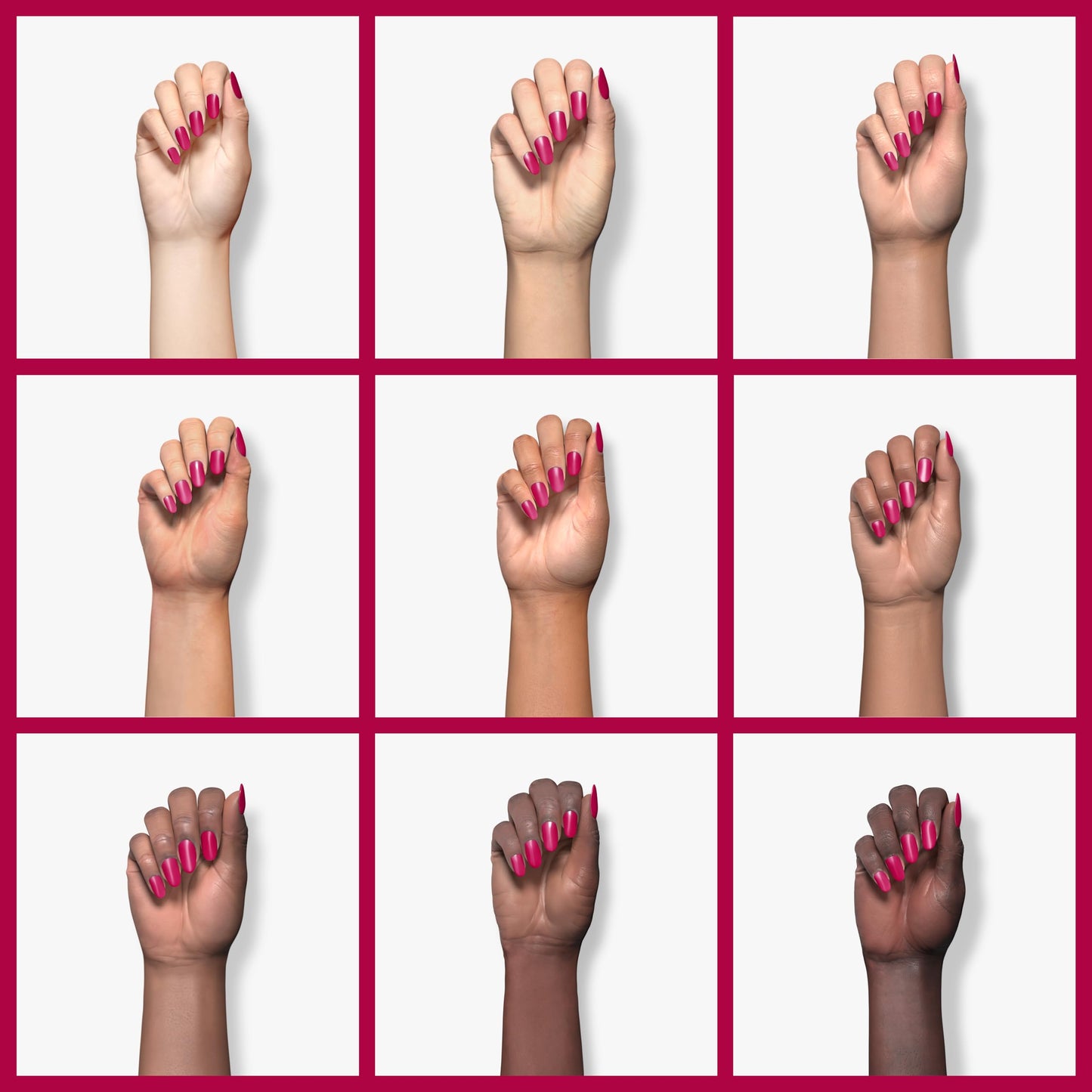 Honeybee Gardens Water-Based Nail Enamel: Eco-Friendly, Odorless & Vibrant - Raspberry Sorbet (Rich Bright Raspberry), 0.5 fl oz