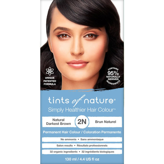 Tints of Nature - (2N) Natural Darkest Brown, 4 oz ( Multi-Pack)