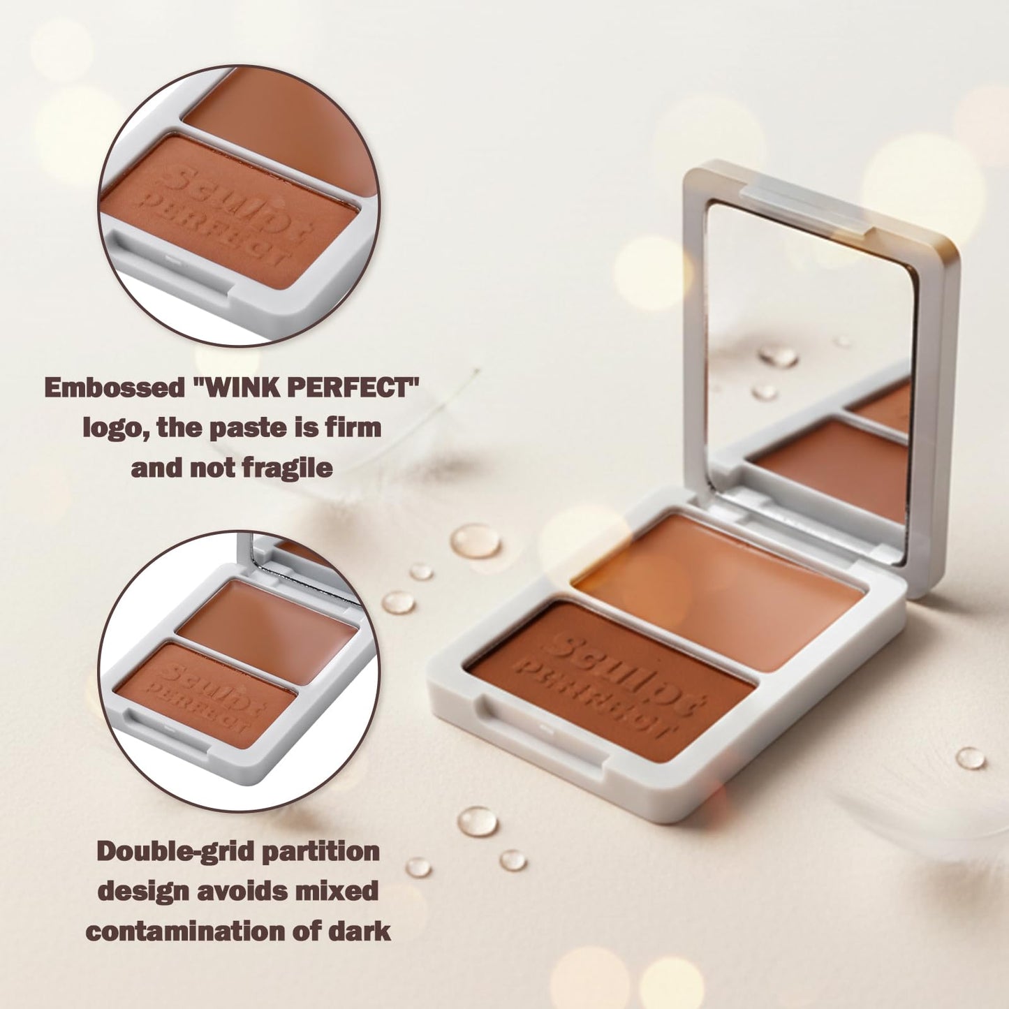oz lab Sculpt Perfect Contour Bronzer Duo Palette - Matte Bronze Powder - Natural Sculpting & Warmth (03 SPICED SIENNA, Cream Contour: 0.09 oz / 2.5 g