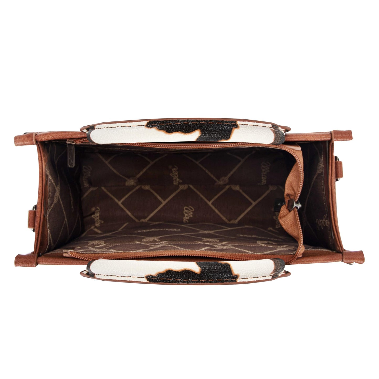 Montana West × Wrangler Tote Bag for Women Small Crossbody Bags Cow Print Satchel Top Handle