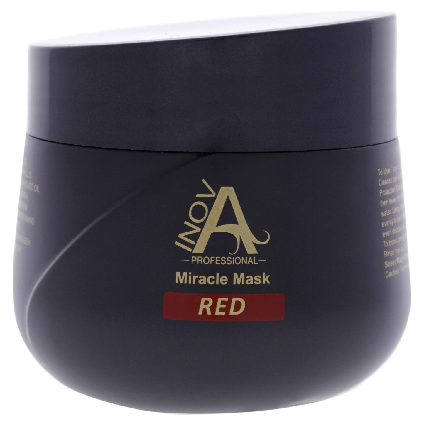 Inova Professional Color Revive & Enhance - The Miracle Mask - Color Deposit Red - Deep Conditioning Mask, 10.2 Fluid Ounce