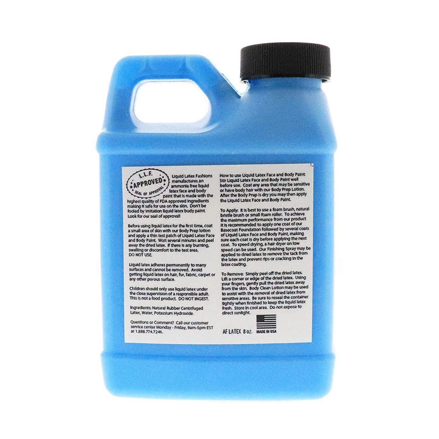 Liquid Latex Fashions- Ammonia Free Natural Face paint for Kids and Adults, Ideal for Artwork, Party, School Plays, Cosplays and Concerts