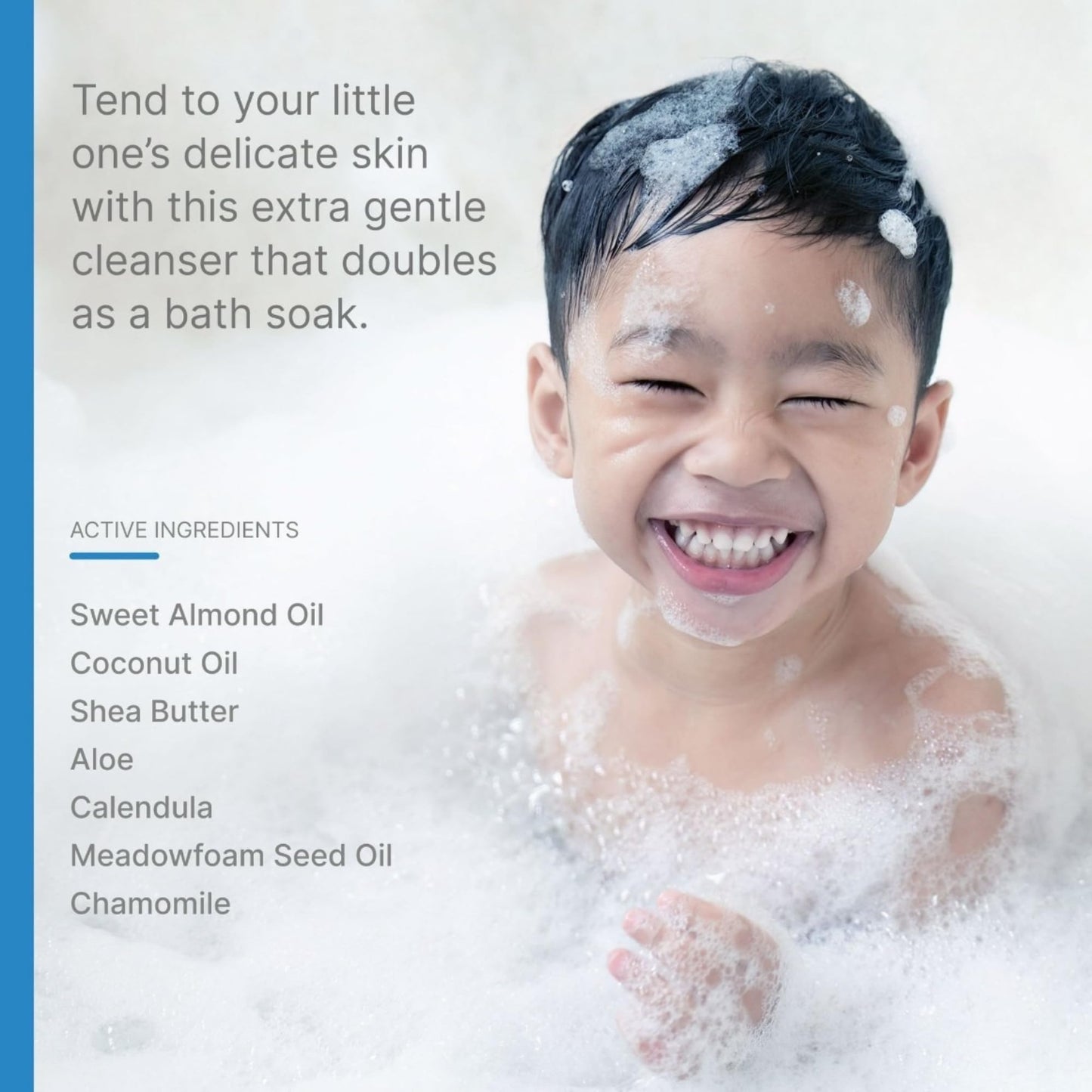 Kids' 2-in-1 Body Wash + Bath Soak - Sensitive Beauty & Personal Care RAW SUGAR