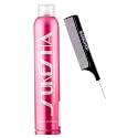Sukesha Maximum Hold Hair Spray, ultimate hold aerosol formula (with Sleek Steel Pin Tail Comb) (10 oz / 284 gram - retail size)