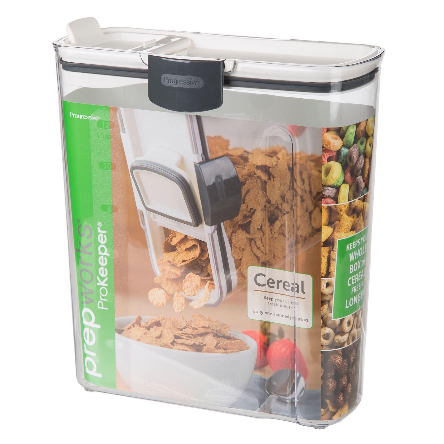 ProKeeper Cereal Storage Container, 3-Quart, Airtight Seal, Dishwasher Safe, BPA-Free Plastic