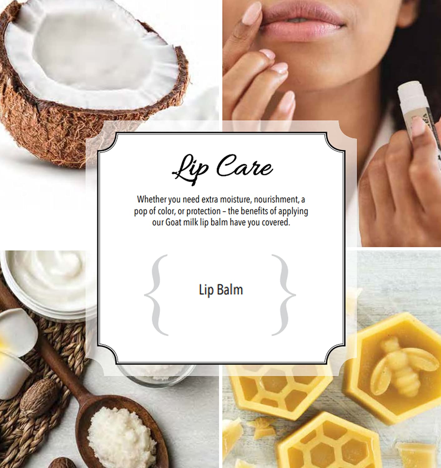 Creative Consumer Products Inc Dionis Goat Milk Milk and Honey Scent Lip Balm 0.28 oz. 1 pk - Case of: 6; Each Pack Qty: 1