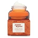 Poppy & Pout Orange Blossom Overnight Lip Mask - Nourishing Lip Moisturizer with Shea Butter & Beeswax - Cruelty Free, Recyclable Glass Jar (0.65 oz)