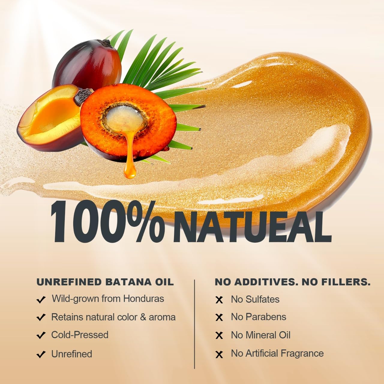 OLLM Raw Batana Oil for Hair Growth - 5oz Repair Damaged Hair Organic Formula from Honduras for Latina Women With Curly Hair Ages 25-35 - Wash Day